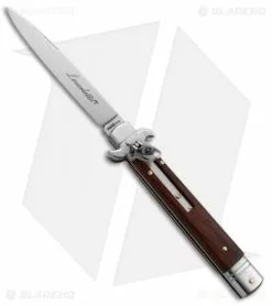 AKC Leverletto 9" Lever Lock Automatic Italian Knife Cocobolo (4" Satin)