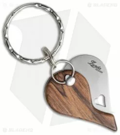 LionSteel LionBeat Folding Keychain Knife Santos Wood (1.125" Satin)