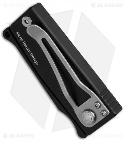 Maserin Sghembo Knife Black Aluminum (2" Bead Blast) 565/N - Image 3