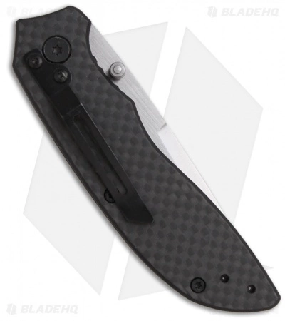 Meyerco Sedona Spring Assisted Knife Carbon Fiber (3" Satin) - Image 2