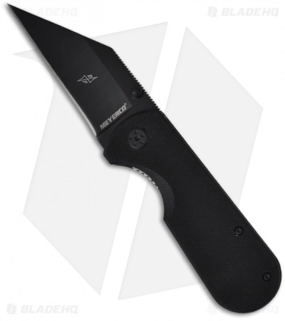 Meyerco Dirk Pinkerton Wharning Spring Assisted Knife (3" Black)