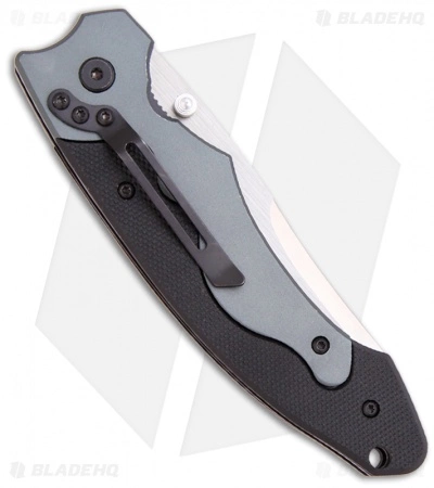 Meyerco Matrix Spring Assisted Knife (3.75" Satin Serr) - Image 2