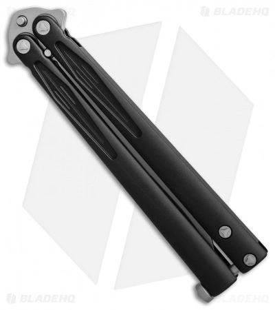 Microtech Tachyon III Balisong Butterfly Knife (4.5" Bead Blast) 173-7 - Image 2