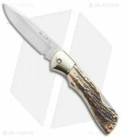 Muela Navaja Lockback Knife Stag Horn (3.25" Satin)