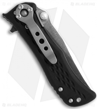 Ontario Knife Company Ontario Small Spring Assisted Knife (2.5" Satin Serr) OAOSS - Image 3