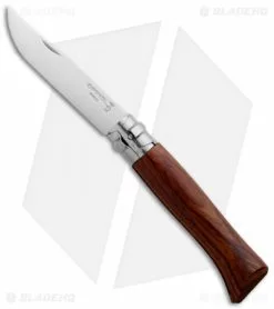 Opinel Luxe No. 8 Folding Knife Padouk (3.25" Mirror) #8 SS