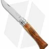 Opinel Knives No. 6 Stainless Steel Knife Olivewood (2.9" Satin) #6 SS
