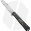 Otter Mercator Cat Lockback Folding Knife Black Stainless Steel (3.5" Satin) CS