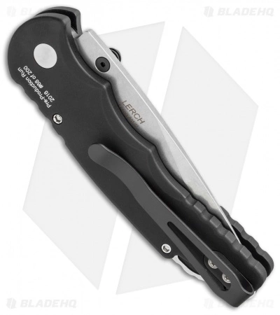 Pro-Tech TR-5 Lerch Spring Assisted Knife Black (3.25" Stonewash Serr) SA.2 - Image 3