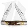 Queen Cutlery Muskrat Traditional Pocket Knife 3.5" Stag 03212