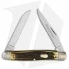 Queen Cutlery Muskrat Traditional Pocket Knife 3.5" Torched Stag KD66S