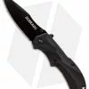 Schrade SCHA7B Clip Point Spring Assisted Knife (3.25" Black Plain)
