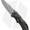 Schrade SCHA7SMBRS Small Spring Assisted Knife Brown (2.5" Bead Blast Serr)