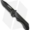 Schrade 24/7 MAGIC Spring Assisted Knife Gray/Black (3.25" Black Serr) SCHA8BS