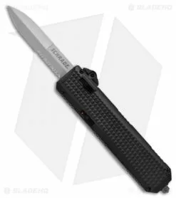 Schrade OTF 4 Spring Assisted Knife (3.25" Bead Blast Serr) SCHOTF4S