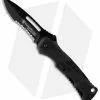 Smith & Wesson Black Ops Spring Assist Knife (3.3" Black Serr) SWBLOP2BS