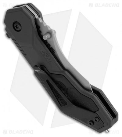 Smith & Wesson MAGIC Spring Assist Drop Point Knife (3" Bead Blast Plain) SWMP1 - Image 2