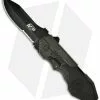 Smith & Wesson Military & Police SWMP4LS Spring Assisted Knife (3.5" Black Serr)