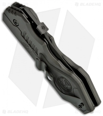 Smith & Wesson SWMP4LB Blue Spring Assisted Knife (3.5" Black Plain) - Image 2
