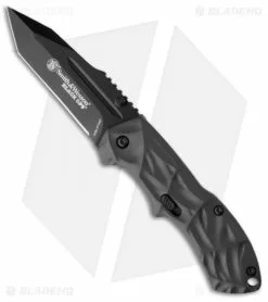Smith & Wesson Small Black Ops SWBLOP3SMT Tanto Knife (2.5" Plain)