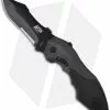 Smith & Wesson Grey MAGIC Spring Assisted Knife (3.5" Black Serr) SWMP5LS