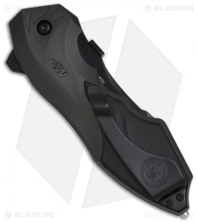 Smith & Wesson SWMP5L Grey MAGIC Spring Assisted Knife (3.5" Black Plain) - Image 2