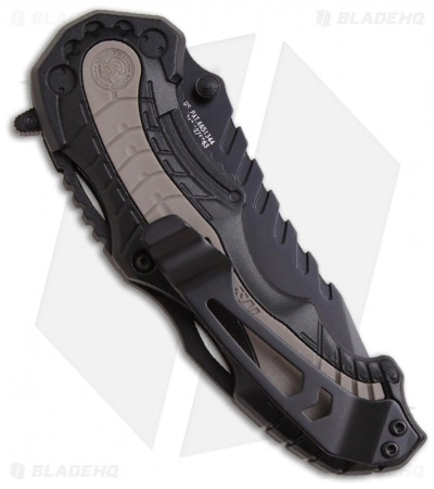 Smith & Wesson SWMP6BS Black MAGIC Spring Assisted Knife (3.4" Black Serr) - Image 2