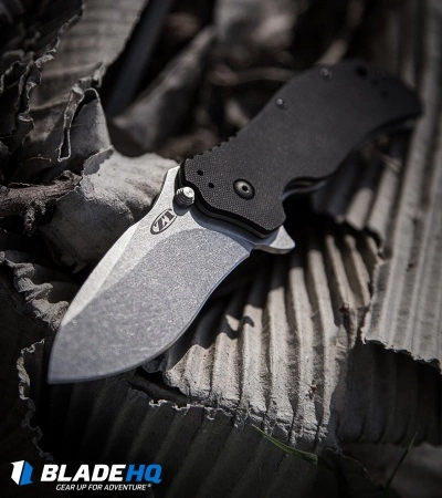 Zero Tolerance 0350SW Assisted Opening Knife Black (3.25" Stonewash) ZT - Image 3